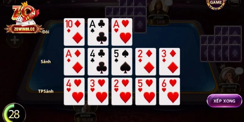 Kinh nghiệm làm chủ game bài mậu binh cực chất