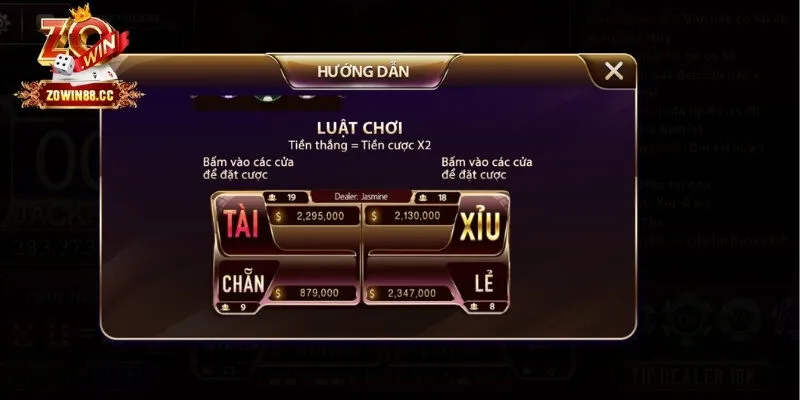 Tổng hợp cách chơi game tài xỉu