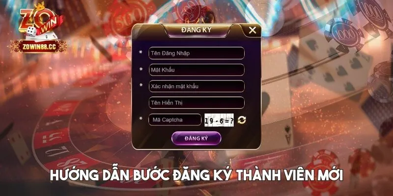 Việc thực hiện đăng ký tài khoản chưa đến 1 phút